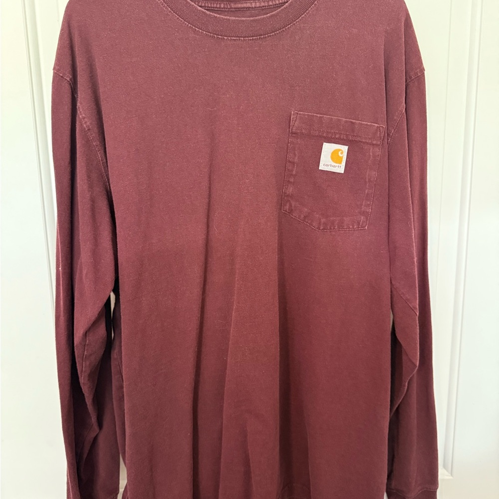 Carhartt Burgundy Loose Fit Shirt